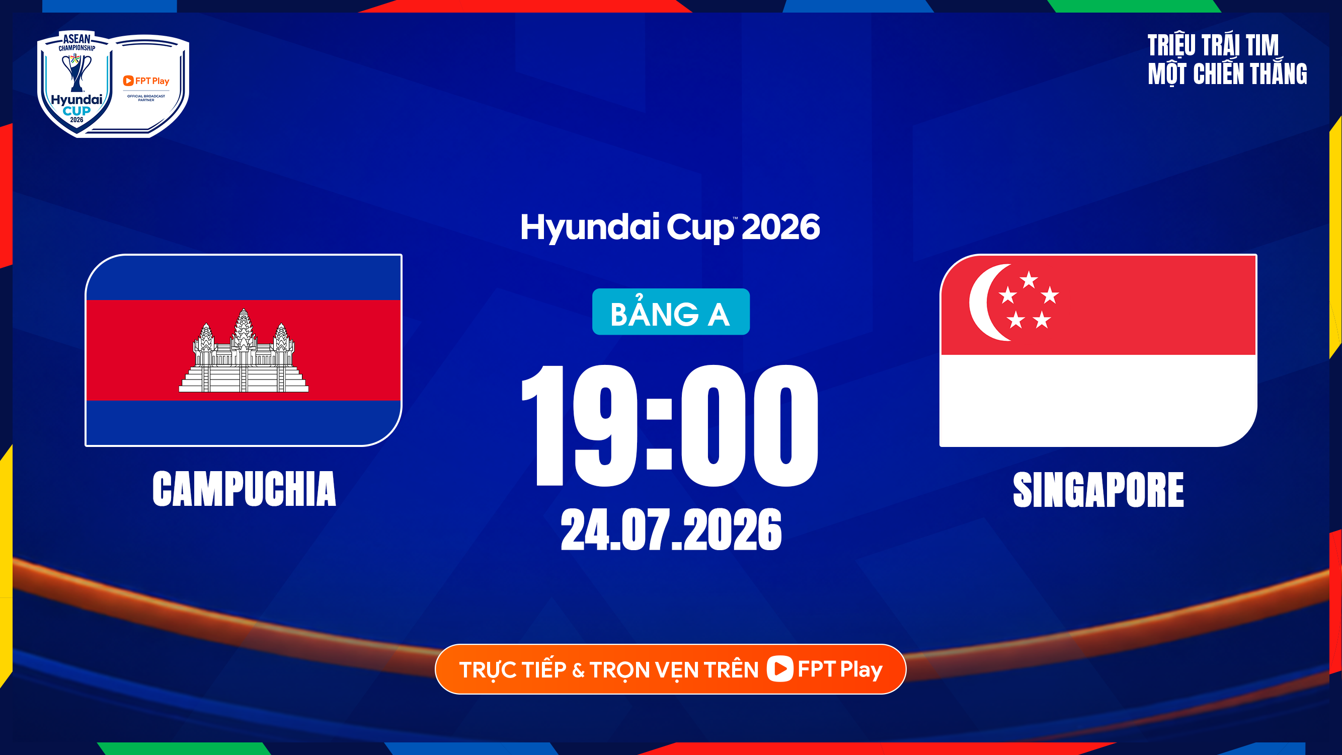 Trực tiếp bóng đá Campuchia - Singapore: Ilhan Fandi móc bóng thần sầu (AFF Cup 2026) (Hết giờ) - 1