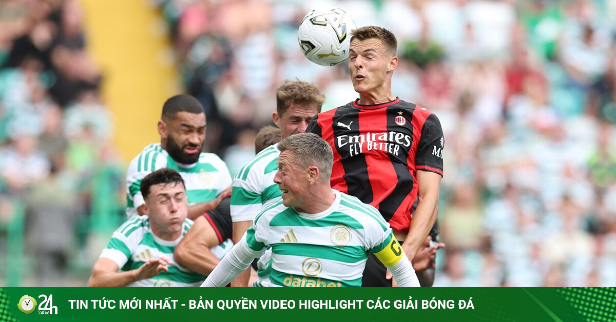 Video bóng đá Celtic - AC Milan: Amorim thoát hiểm ngoạn mục trận ra mắt