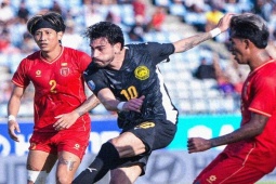 Video bóng đá Myanmar - Malaysia: Ngược dòng hiệp 2 đẳng cấp (AFF Cup)