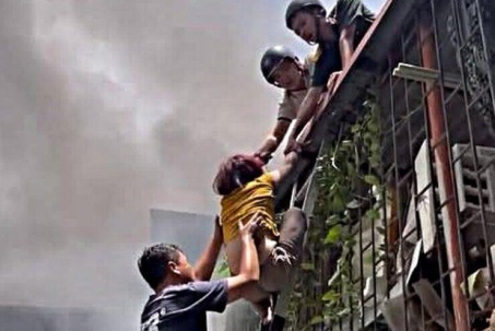 Cháy nhà ở Hà Nội: 3 người mắc kẹt thoát thân qua lối tầng thượng