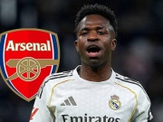 Chấn động Arsenal muốn có Vinicius: Real "bật đèn xanh", Mourinho phản ứng ra sao?