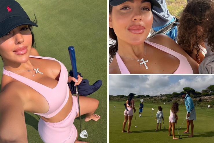 Bạn gái Ronaldo khoe vóc dáng quyến rũ trên sân golf, triệu fan "đứng ngồi không yên"