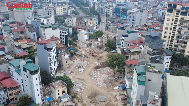 Tuyến đường Vành đai 2.5 đoạn từ khu vực Hoàng Đạo Thúy đến hồ Đầm Hồng đang trong giai đoạn giải tỏa, quy hoạch.