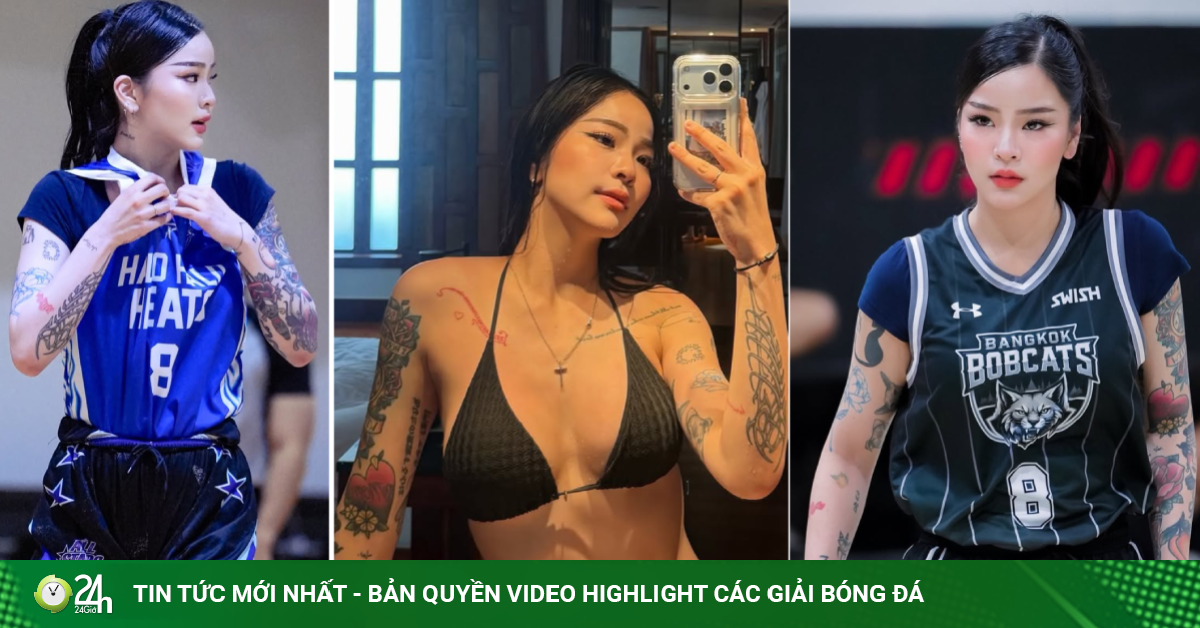 Mỹ nhân lai xăm trổ kín người vẫn đẹp nao lòng, chơi bóng rổ như siêu sao