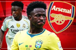 Arsenal như "hổ mọc thêm cánh" nếu có Vinicius, hiện thực hóa tham vọng Cúp C1