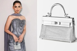 Cận cảnh túi xách bằng vàng giá 52 tỷ đồng, nạm hơn 3.000 viên kim cương
