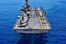 Mỹ điều tàu đổ bộ tấn công mang siêu tiêm kích F-35B tới Trung Đông