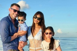 Khoảnh khắc 'tuyệt đối điện ảnh' của gia đình siêu mẫu Hà Anh ở Maldives