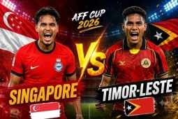 Trực tiếp bóng đá Singapore - Timor Leste: 3 điểm để vượt Việt Nam (AFF Cup 2026)