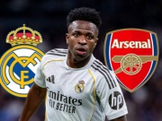 Arsenal chiêu dụ Vinicius bằng mức lương kỷ lục: Vì sao hại nhiều hơn lợi?
