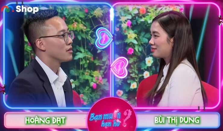Cặp đôi đối diện nhau, thẳng thắn tìm hiểu. &nbsp;Ảnh cắt từ clip&nbsp;