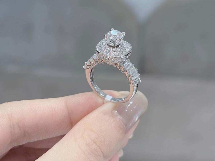 Một chiếc nhẫn kim cương của PNJ. Ảnh: PNJ