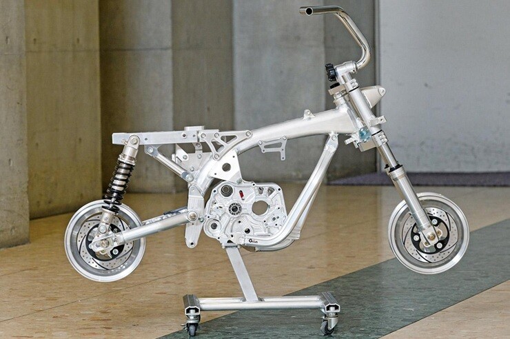 Monkey 125 "lột xác" với gắp đơn và khung nhôm CNC, đẹp như một tác phẩm cơ khí - 3