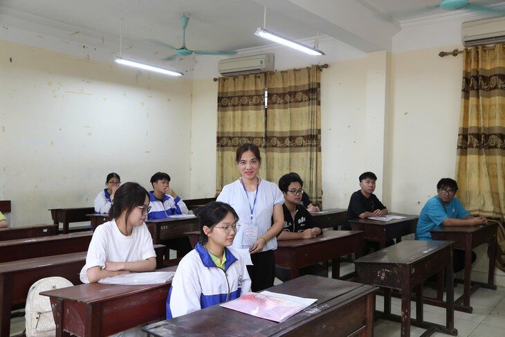 Thí sinh dự thi tốt nghiệp THPT 2026. Ảnh: HB