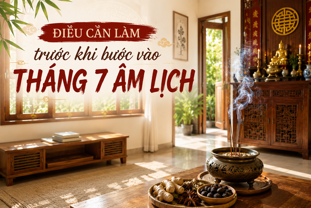 Trước khi bước vào tháng 7 âm lịch – tháng cô hồn, đây là những việc được khuyến nghị nên tiến hành: