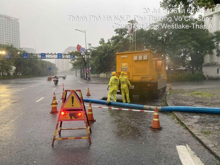 Ảnh: Trung tâm Quản lý hạ tầng kỹ thuật thành phố Hà Nội