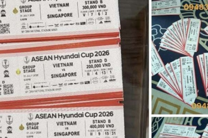 Vé xem ĐT Việt Nam đấu Singapore bị phe vé online đẩy giá gần gấp đôi, khán giả vẫn ráo riết săn mua
