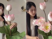 Lê Bống gây sốt với clip cắm sen triệu view, dân mạng tranh cãi nhưng vẫn dành "cơn mưa" lời khen