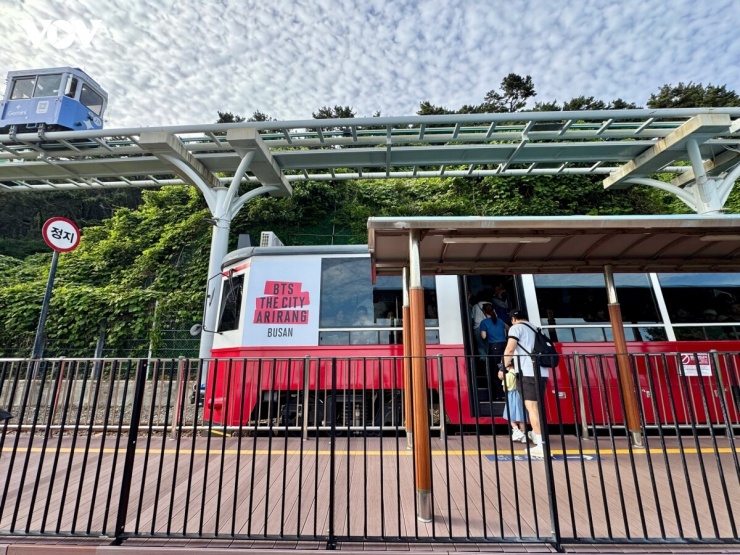 Công viên Blue Line Park gần khu vực&nbsp;Haeundae, thành phố Busan