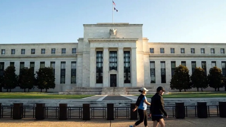 Tòa nhà Fed ở thủ đô Washington DC - Ảnh: Bloomberg
