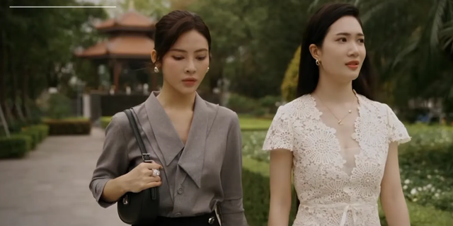 Trúc thao túng Thảo My vì nắm được bí mật của bạn gái ông trùm. Ảnh VTV