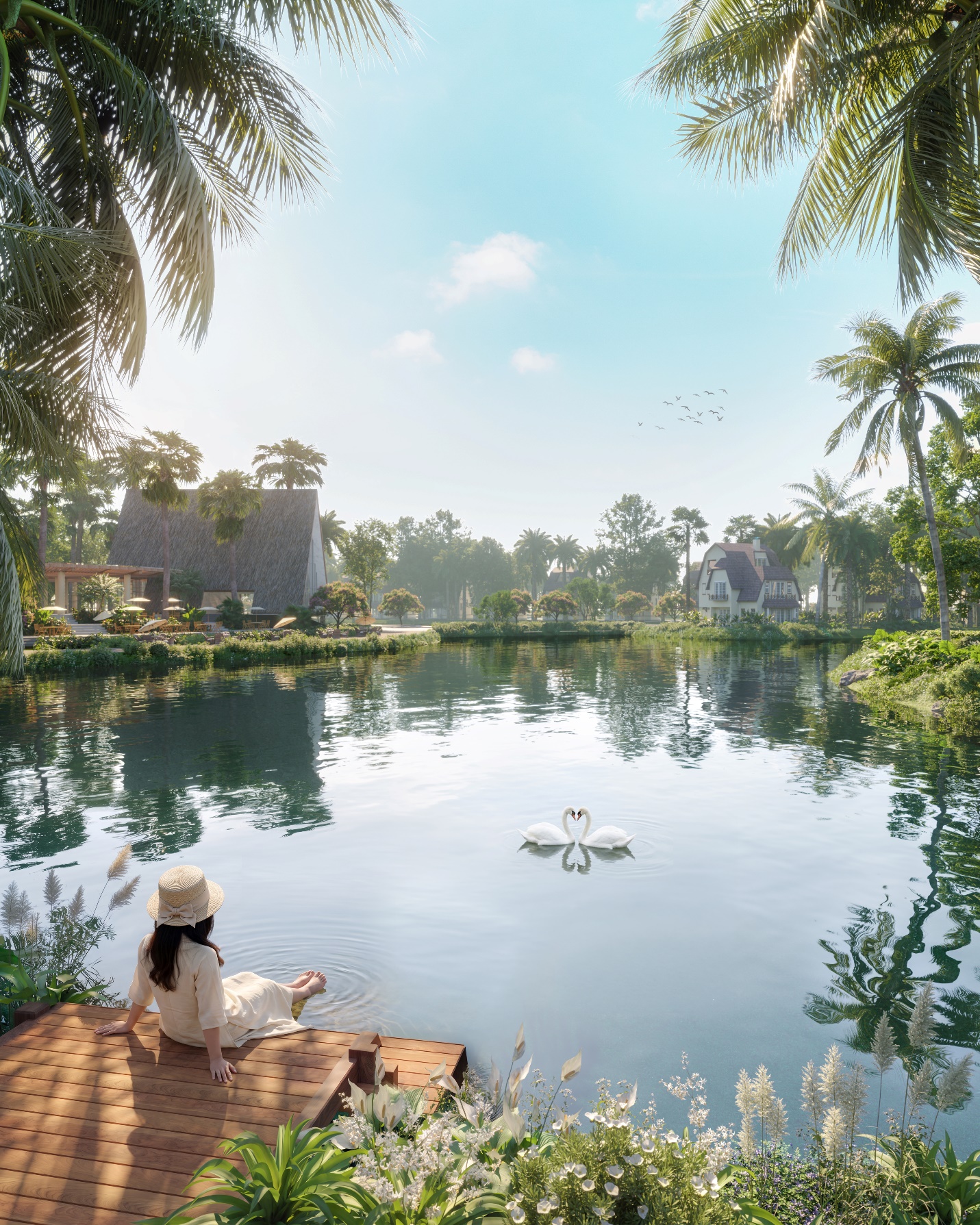 Cuộc sống nghỉ dưỡng tại gia của cư dân The Palm Island