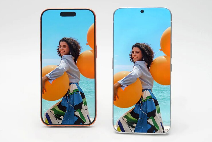 So sánh concept điện thoại của TECNO với iPhone 17 Pro.