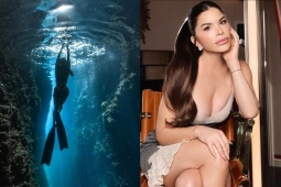 Lauren Sánchez được khen như 'nàng tiên cá' khi tạo dáng giữa biển