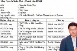 Profile "khủng" của con trai bầu Thụy: Làm Chủ tịch ở tuổi 22, nắm khối tài sản khoảng 5.700 tỷ đồng