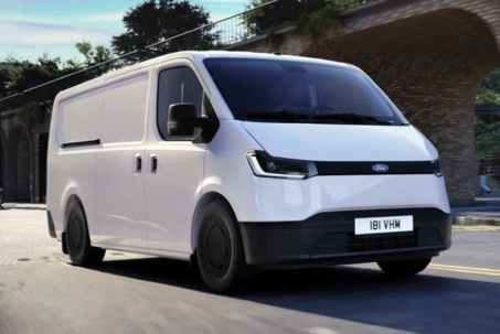 Ford Transit EV lộ diện hình ảnh đầu tiên