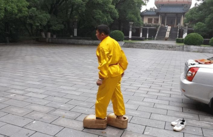 Võ sư Chính Huy và bài tập thường ngày 
