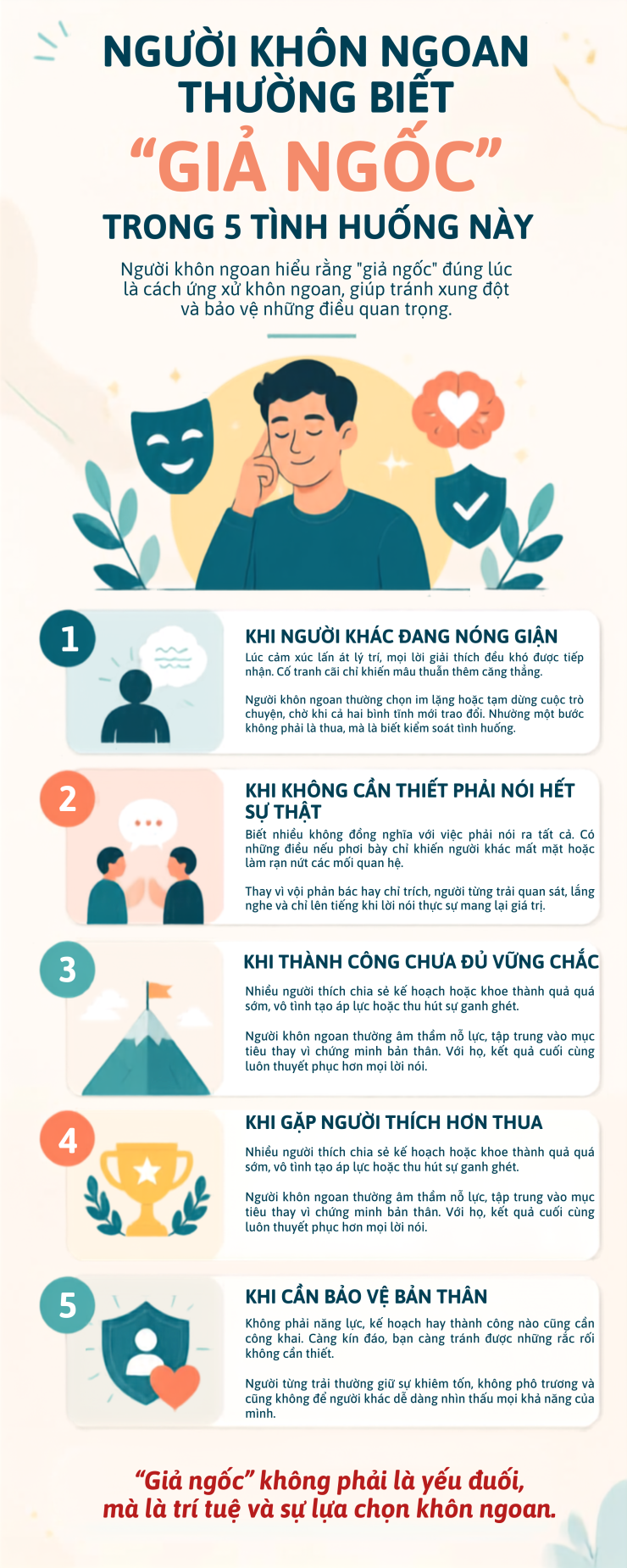 Người thông minh chưa chắc đã khôn ngoan: Đây là 5 lúc nên 'giả ngốc' để tránh thiệt thân - 1
