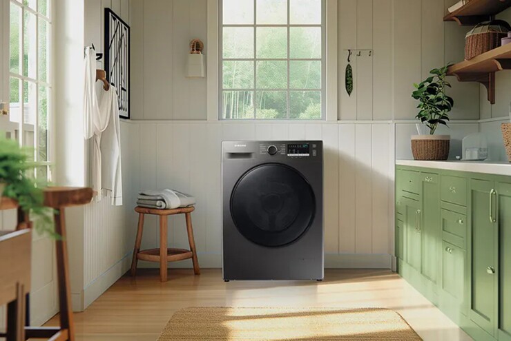 Hệ thống giặt xoay giúp tiết kiệm năng lượng hơn cho máy giặt cửa trước.