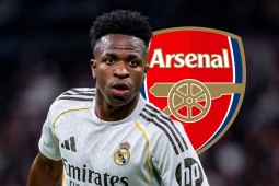 Arsenal đạt thỏa thuận cá nhân với Vinicius, gửi đề nghị khủng tới Real Madrid