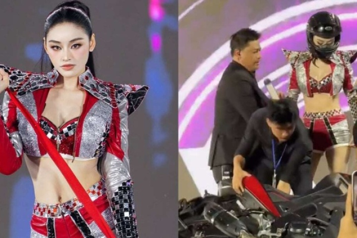 Hoa hậu Yến Nhi nói gì về sự cố ngã xe tại chung kết Miss Grand Vietnam 2026?
