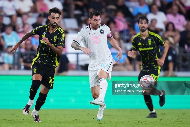 Video bóng đá Inter Miami - Columbus Crew: Tiệc 4 bàn ngày Messi tái xuất, Casemiro phản lưới (MLS)