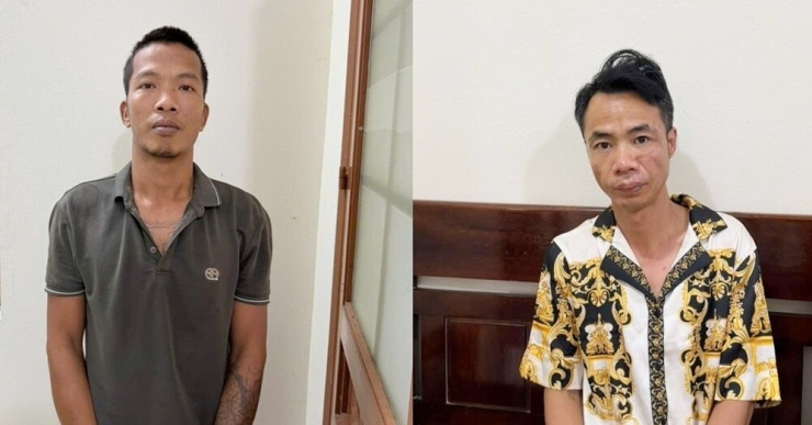 Lê Văn Sỹ (trái) và Chu Văn Thành