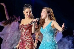Thu Minh bất ngờ xuất hiện trong concert của Hương Tràm