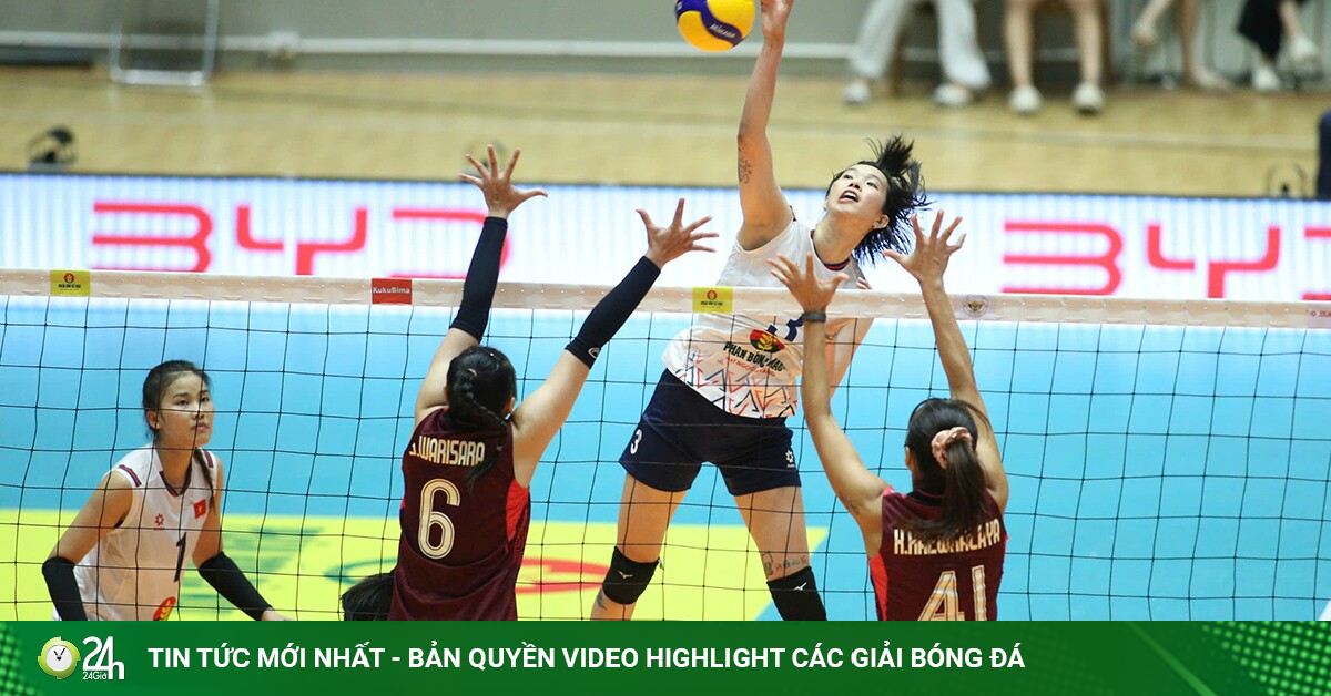 Kết quả bóng chuyền ĐT nữ Việt Nam - Thái Lan: Chóng vánh 3 set, đòi lại ngôi hậu (SEA V.Cup)