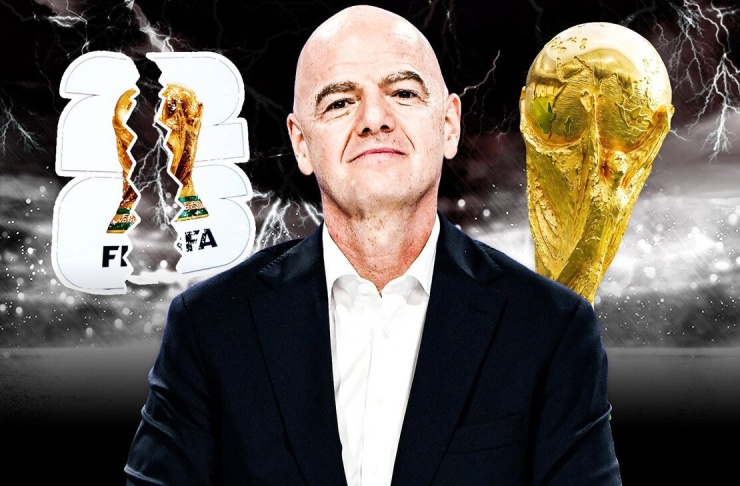 Kế hoạch bán bản quyền World Cup của Infantino vấp phải những phản ứng dữ dội - Ảnh: SunSport