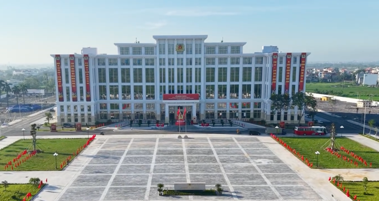 Trụ sở&nbsp;Cơ quan Cảnh sát điều tra Bộ Công an&nbsp;thôn Phượng Mỹ, xã Tam Hưng. Ảnh: Đ.X.