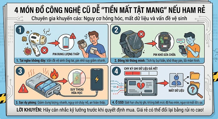 Nhưng có một số thiết bị mà người dùng nên tránh mua.