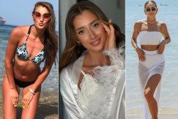 "Đốt mắt" với loạt ảnh bikini gợi cảm của thiên thần bóng chuyền kiêm nữ gymer