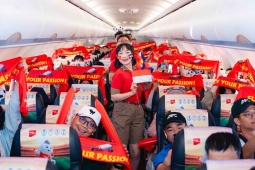 Vietjet khuấy động hành trình đến Indonesia bằng chuỗi hoạt động “tiếp lửa” đội tuyển Việt Nam