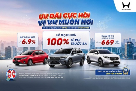 Honda Việt Nam tung ưu đãi cực hời – vi vu muôn nơi