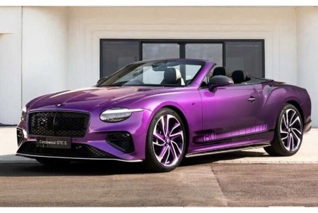 Bentley trình làng màu sơn tím Supernova Purple trên chiếc Continental GTC