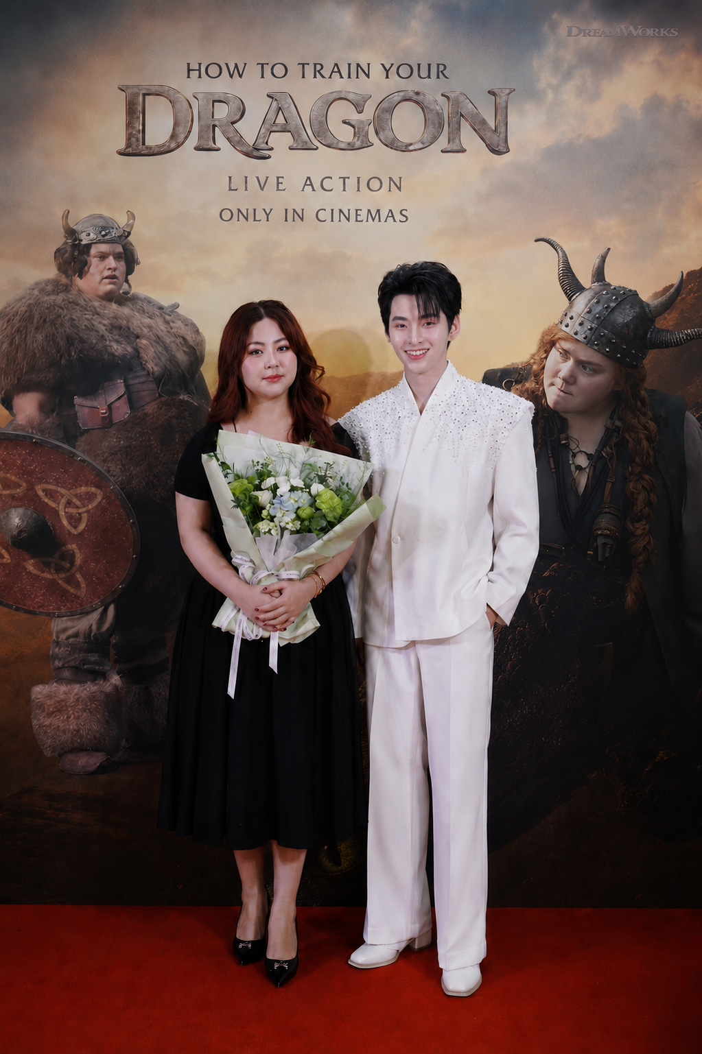 Sandy Hoài Trâm tham dự buổi ra mắt phim Bí Kíp Luyện Rồng, một trong những dự án lồng tiếng để lại nhiều trải nghiệm đáng nhớ với cô.