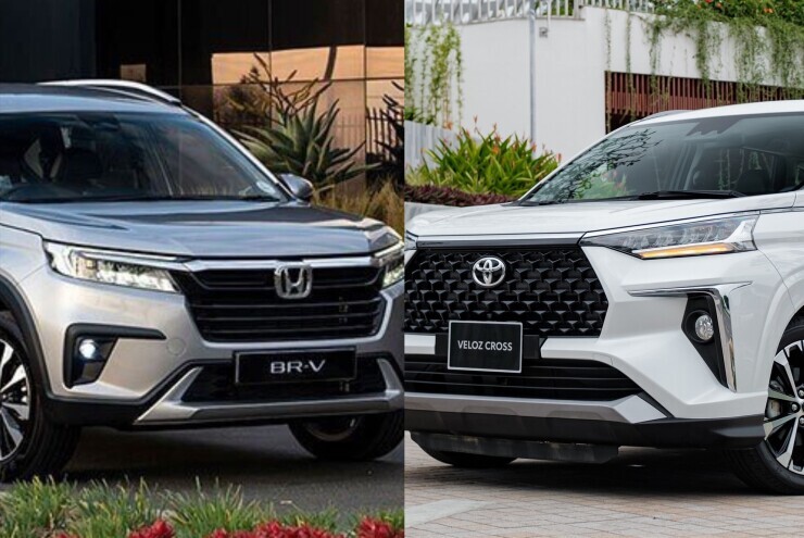 Honda BR-V vs Toyota Veloz Cross: Hiện đại tiện nghi hay an toàn vượt trội?