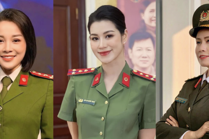 3 nữ diễn viên đóng phim VTV là công an ngoài đời thực, 1 người vừa lên Thiếu tá