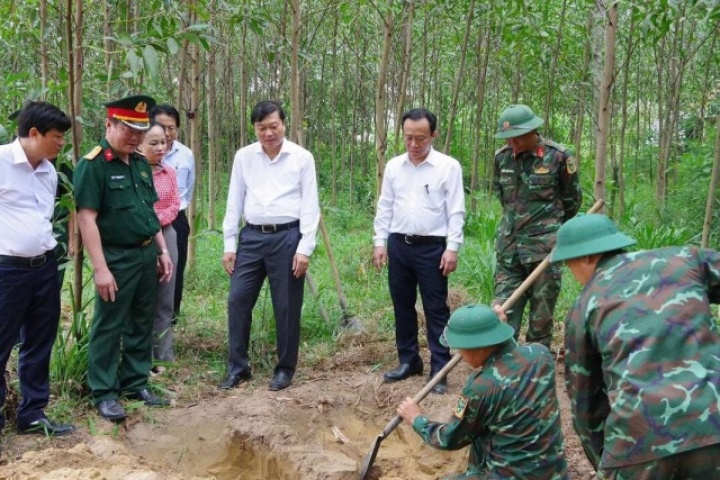 Phát hiện 13 hài cốt liệt sĩ tại nơi diễn ra trận chiến đấu ác liệt năm 1972